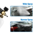 thumbnail image 4 of Snow Foam Lance Auto Pressure Washer Jet Quick Release Foam Sprayer with 1/4'' Inch Quick Connector & 5 Washer Nozzle Tips, 4 of 7