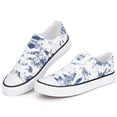 thumbnail image 6 of Women's Canvas Shoes Classic Casual Sneakers Low Top Lace Up Fashion Comfortable Walking Flats All-match Student Shoes Size 6-10, 6 of 8