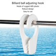 thumbnail image 4 of Crochets de Garde-Boue pour Rails de Bateaux Crochets de Garde-Boue Crochets de Suspension Anti-Collision Ajustables Faciles à Utiliser Blanc 32mm, 4 of 5