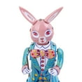thumbnail image 2 of Wind Up Drummer Clockwork Cartoon Animal Easter Bunny for Home Decoration Kids Toys Gift, 2 of 8