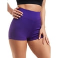thumbnail image 5 of FANNYC Butt Lifting Yoga Shorts for Women High Waist Tummy Control Hot Pants Pure Color Pants Sports Gym Running Beach Shorts, 5 of 8