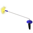 thumbnail image 2 of Shulemin - Palo de juguete interactivo de plástico para gatos con forma de pluma para montar en la cabeza, para aliviar el aburrimiento, color azul, 2 of 8