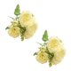 thumbnail image 1 of Naiovety Ramo de simulación para el hogar de tela de 2 uds con alta y durabilidad, decoración de flores artificiales, blanco seguro Decoración champán, 1 of 6