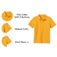 thumbnail image 4 of 5-Pack School Uniform Tagless Polo Tshirt for Little Boys & Big Boys, 4 of 8