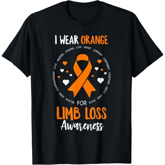 Playful Comfort Tee - Limb Loss Awareness Ribbon Funny Amputee Support Amputation T-Shirt