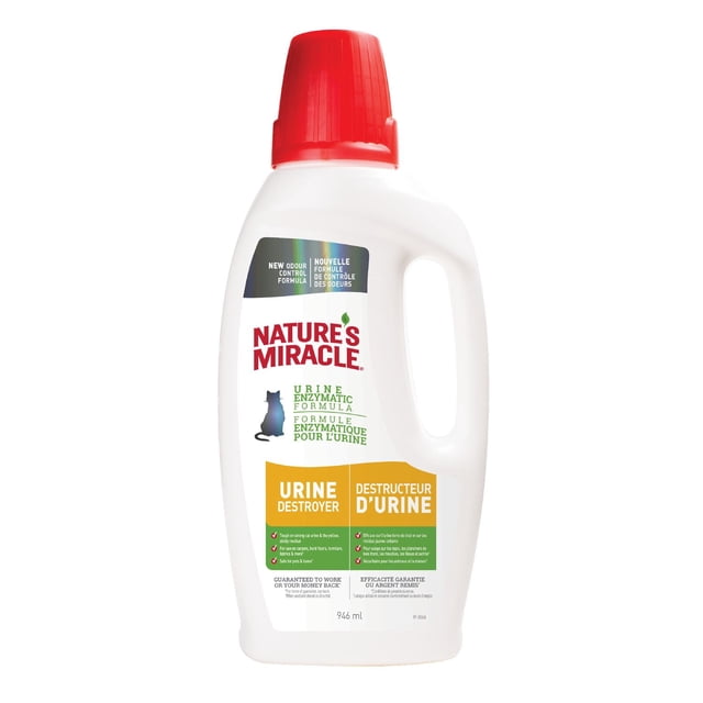 Nature's Miracle Destructeur d'Urine pour Chats, 946mL