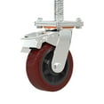 thumbnail image 6 of yotijay Scaffolding Caster Adjustment Rod Design Swivel Caster for Workbench Shelves PVC, 6 of 8
