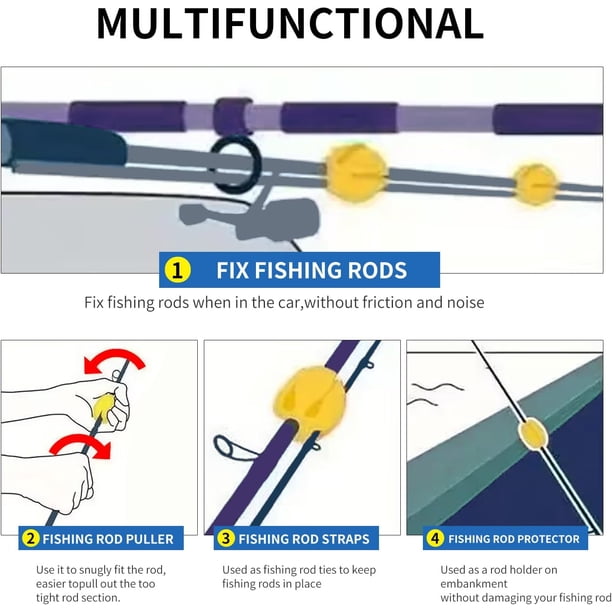 rubber clips to hold fishing rods Organized Average Clip Pack of 16 : Fishing Equipment : Sports & Outdoors RAM ROD CLIPS
