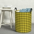 thumbnail image 5 of Cauagu Yellow Checkered Plaid for Laundry Basket,Collapsible Organizer Basket for Storage Bin Toy Bins Gift Baskets Bedroom Clothes Children Nursery Hamper -Medium, 5 of 7