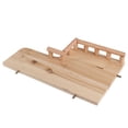 thumbnail image 3 of Plataforma de descanso de madera con barandilla, juguetes de madera para hámster, pequeños animales trepadores, 3 of 11