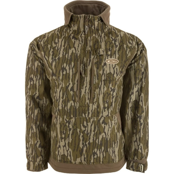 Drake Waterfowl MST Fleece-Lined 1/4 Zip 2.0 Bottomland Large