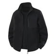 thumbnail image 5 of hoksml Men's Plus Size Solid Color Polar Fleece Jacket Full Zip Stand Collar Long Sleeved Wool Coat for Winter M-5XL, 5 of 5