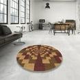 thumbnail image 4 of Ahgly Company Tapis Rectangulaire Orange Lavable en Machine, 2 Pieds x 3 Pieds, 4 of 7