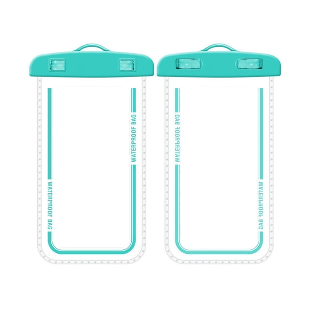 Mobile Waterproof Bag 2pcs Waterproof Phone Bags Touch Screen Design Capacity Universal Clear Cellphone Protector Dry Bags Underwater Phone Bag