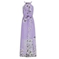 thumbnail image 4 of Robe d'Été Bohème à Bretelles Imprimée Sans Manches pour Femmes, 4 of 6