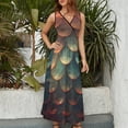 thumbnail image 4 of Mermaid Fish Scales Sleeveless Dress Female Clothing Dress Women Summer 2025 Dress, 4 of 7
