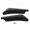 Black, variant on Universal Car Rear Bumper Canard Spoiler Lip Splitter Fins Back Wing Protectors 1 Pair / 2 Pcs Set Black Accent Style, 17.7 x 5.9 Inches