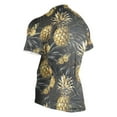 thumbnail image 3 of joogoo Beautiful Pineapples and Butterflies Pattern Men's Cycling Jerseys Mountain Bike Short Sleeve Tops L, 3 of 7