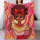 thumbnail image 1 of Manta de franela cálida y acogedora con diseño de dibujos animados de Encanto para sala de estar, dormitorio, cama, sofá, camping, viajes, mantas de vellón para todas las estaciones, regalos para, 1 of 8