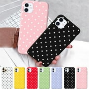 Silicone Dots Candy Soft Cell Phone Case for iPhone 13 Pro Max 13 Mini 13 12 Mini 12 Pro Max 11 Pro XS Max XR X 8 7 6 6s Plus