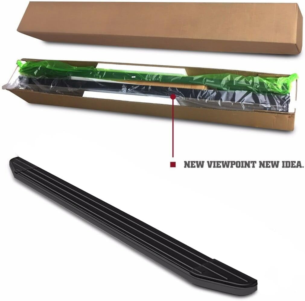 Black Horse Peerless Running Boards Black Compatible with 2007-2016 Honda CR-V-PR-HOCR12BK