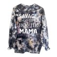thumbnail image 1 of Mujeres Tops Tie-dye Casual Manga larga Halloween Sudadera Pullover Camisas Blusa Fridja  fksj189, 1 of 3