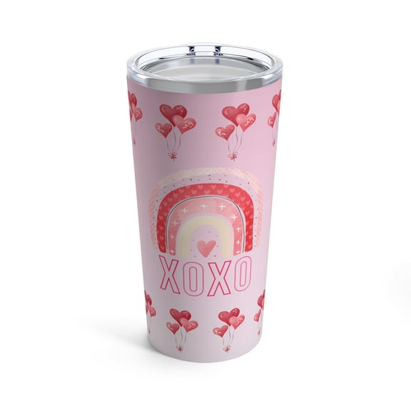 Valentine's Day XOXO Tumbler, Gift for Wife, Gift for Girlfriend, 20oz Cup