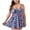 Pink#1, variant on Tankinis Plus Size Swimsuit for Women Polka Dot Tiered Bathing Suit Ruched Two Piece Beach Vacation Clothes
