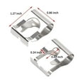 thumbnail image 5 of Furulu 4Pcs Car Windshield Wiper Linkage Rod Bar Mechanism Repair Clip Joint Locking, 5 of 5
