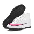 thumbnail image 3 of Zapatos de fútbol al aire libre para hombres, botas de fútbol de entrenamiento, hierba, cómodas, profesionales, tobillo alto, transpirables, antideslizantes, deportes de interior, 3 of 5