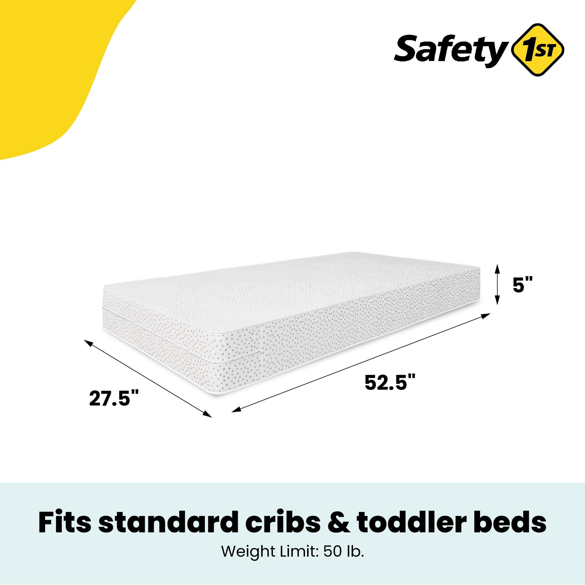 My First Memory Foam Baby Crib Mattress with Soft Waterproof Cover; Infant/ Toddler - On Sale - Bed Bath & Beyond - 6824948