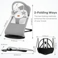 thumbnail image 6 of kmaier Baby Swing for Infants, Baby Delight Bouncer Seat Fixed with Swing Toys for 0-18 Months,Light Gray, 6 of 7