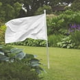 Rotating Wall Hanging Advertising Pole Flagpole Installation Kit Silver