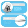 thumbnail image 3 of unbranded Soporte Para Puerta Fija De Ducha Con De Inoxidable Plata Anticorrosión, 3 of 8