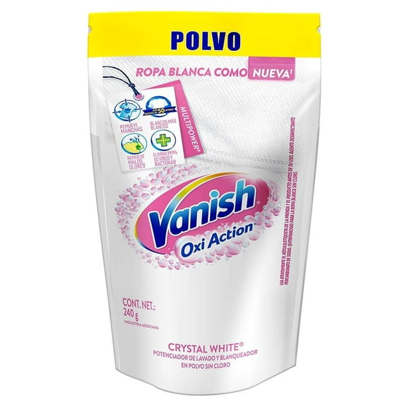 Vanish Oxi Action crystal white en polvo 240g