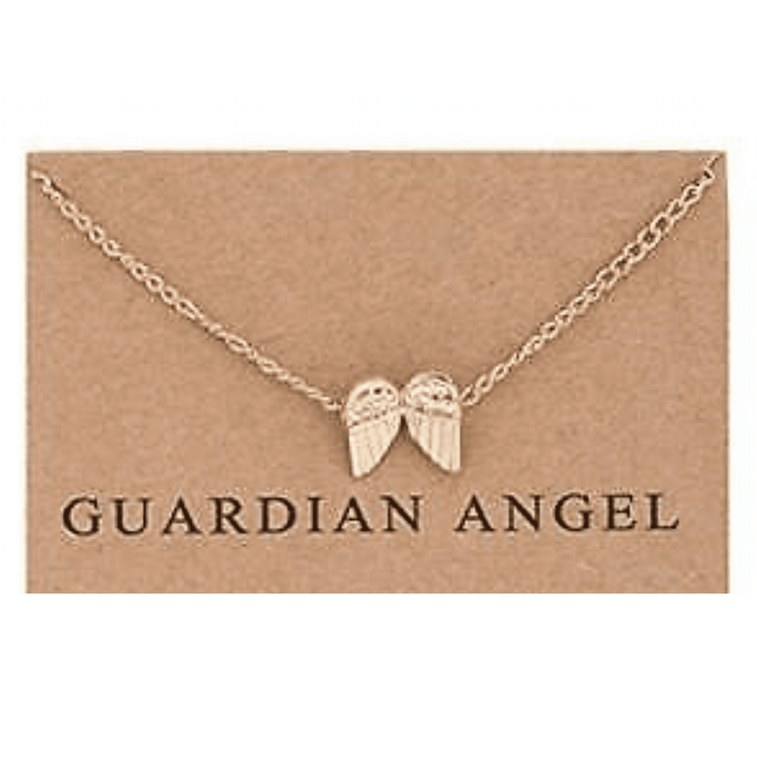Fashion Gold Plated Rhinestone Angel Wing Cross Heart Pendant Necklace Luck Gift 