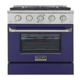 thumbnail image 2 of Kucht Professional 30" Stainless Steel Natural Gas Range in Blue and Silver, 2 of 14