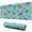 Light Blue Dinosaurs-1, variant on Long Mouse Pads for Desk,Light Blue Dinosaurs Celestial Pattern Desk Mats on Top Of Desks, Desk Mouse Pad Extra Large with 3mm Non-Slip Base and Stitched Edge for Gaming,Office,Work,Home 31.5"x11.8"