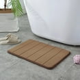 thumbnail image 3 of Memory Foam Bath Mat Set for Bathroom Floor Comfort Universal Soft Non Absorbent Washable Toilet Rug, 3 of 3