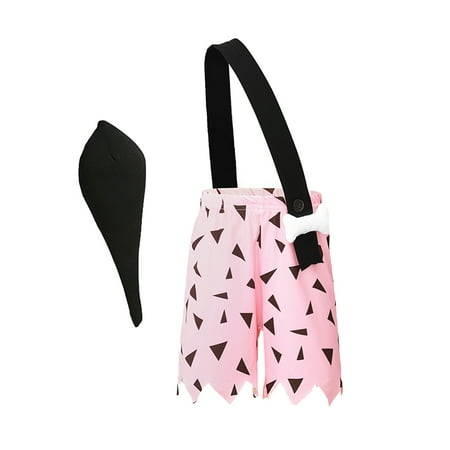 

Icvfdpl Children s Clothes Sets Caveman Dog Bones Historical Cave Bone Strap Cloths Pool Party
