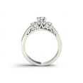 thumbnail image 3 of 1-1/4 Carat T.W. Diamond Three-Stone 14kt White Gold Engagement Ring Set, 3 of 4