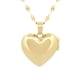 thumbnail image 1 of Cadena CON Dije Relicario DE Corazón CON Mica 1.5 cm 14K Amarillo Casa del Anillo, 1 of 6