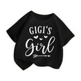 thumbnail image 3 of LUOGENLI T Shirts Valentine's Day for Girls 10-12 Cropped Kid Girls Cute Graphic Round Neck Short Sleeve Tee Summer Casual T Shirt Girls St. Patrick's Day T Shirts Size 10-12 Trendy Black 7-8 Years, 3 of 5