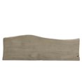 thumbnail image 2 of Console/bureau moderne rustique en bois massif et fer – gris pâle, 2 of 7