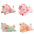 thumbnail image 4 of Almohada de peluche para dormir con forma de unicornio HUOGUO, suave, 30 cm/40 cm, 4 of 5