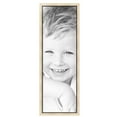 thumbnail image 2 of ArtToFrames 15" x 46" Silver with Black Lip Picture Frame, 15x46 inch Multi Wood Poster Frame (WOM-5193),  Pack, 2 of 7