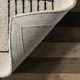 thumbnail image 3 of nuLOOM Danika Abstract Checkered Wool Area Rug, 8' x 10', Danika Ivory, 3 of 9