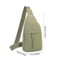 thumbnail image 3 of Bolso bandolera para hombre y mujer | Bandolera ligera de nailon y spandex, mochila deportiva para el hombro, mochila de viaje multiusos - Compacta 30x17x10cm | Moderno, Elegante, Versátil, Unisex, 3 of 6
