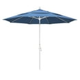thumbnail image 4 of 11 Marché de Fibre de Verre Umbrella Col Inclinable DV Mat Blanc/oléfine/bleu Givre, 4 of 4