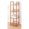 thumbnail image 1 of Organize It All 29954W Lohas 4 Tier Bamboo Tower, 1 of 5